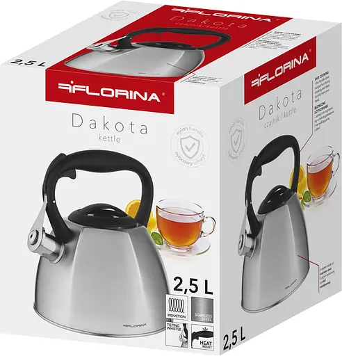 Чайник с свистком Florina 5C0223 Dakota 2.5 л - фото 7