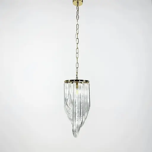 Подвесной светильник Flow Light в золотом каркасе Ø 20 см Line F | Ст. SA36-200 - фото 4