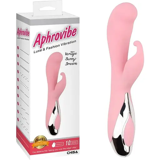 Вібратор-кролик Aphrovibe Vertigo Bunny Dream 19 см рожевий