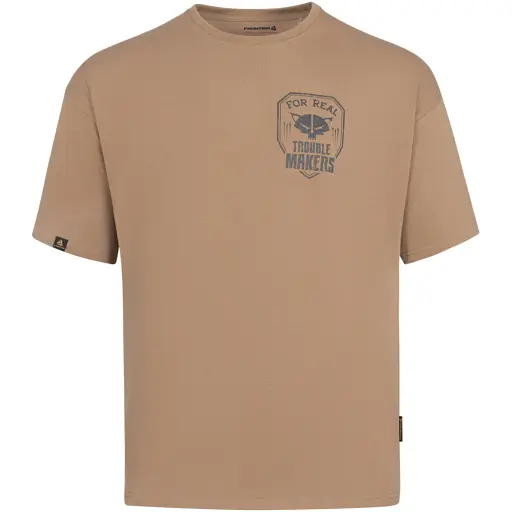 Футболка мужская Frontier Small logo M Beige