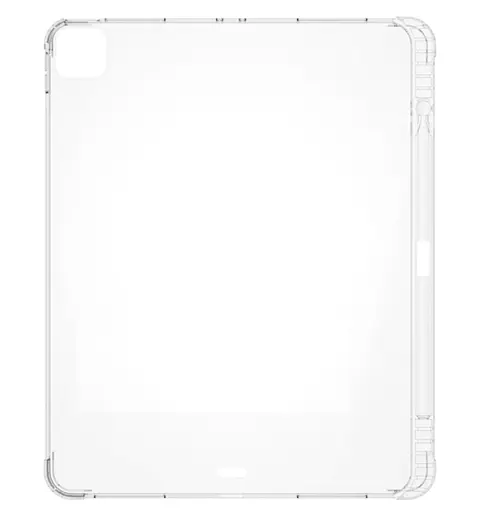 Чехол-накладка CDK для Apple iPad Pro 12.9" 3gen 2018 Silicone Corner Air Bag cлот cтилус (015057) clear - фото 5