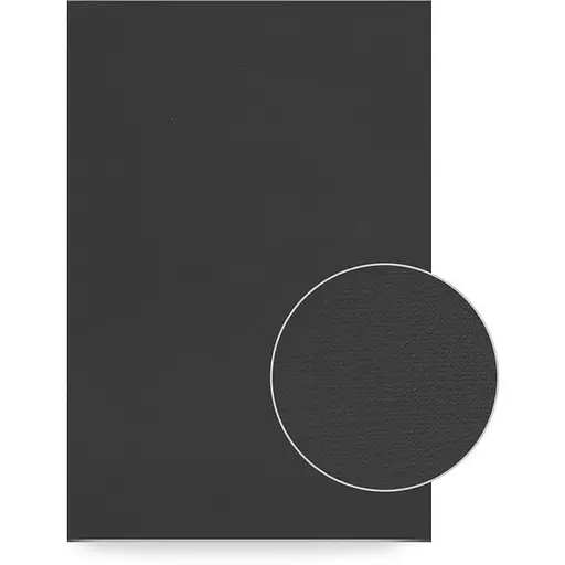Полотно на картоне Rosa Studio 25×35 см Black acrylic prime cotton [CD]