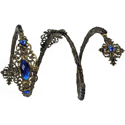 Браслет ажурный с камнями - фото 1