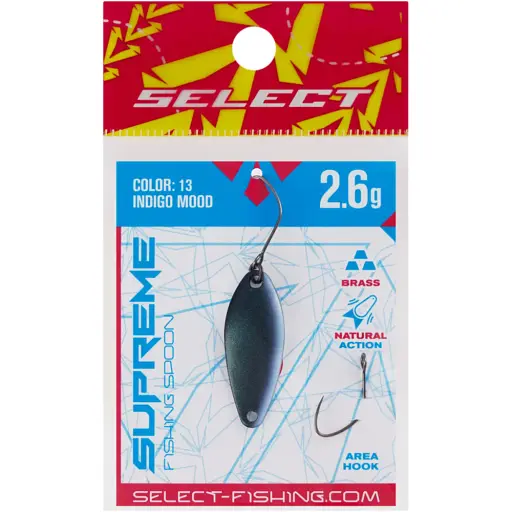 Блешня Select Supreme 2.6g 30mm #13 Indigo Mood - фото 2