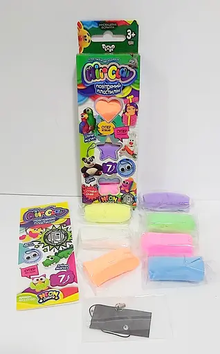 Набор воздушного пластилина 7 шт Air Clay ARCL-01 Danko Toys Микс - фото 2