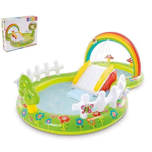 Детский игровой центр Intex 57154 Мой Сад с горкой 290 х 180 х 104 см 450 л