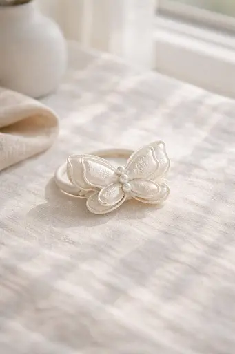 Набір гумок для волосся з метеликами 20 шт - фото 3