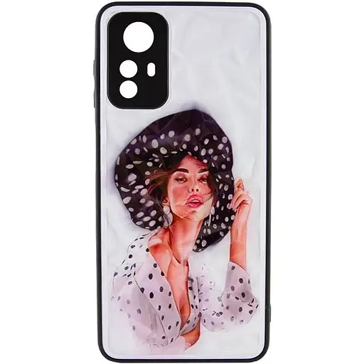 TPU+PC чохол Epik Prisma Ladies для Xiaomi Redmi Note 12S Girl in a hat