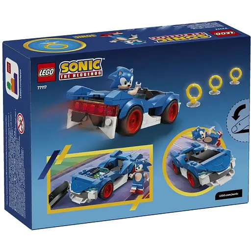 Конструктор LEGO Sonic the Hedgehog Сонік: спідстер Блискавка 126 деталей (77117) - фото 8
