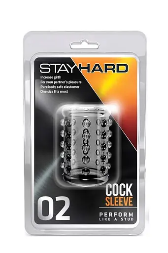 Насадка на пенис Blush Stay Hard Cock Sleeve 02 5 см прозрачный - фото 2
