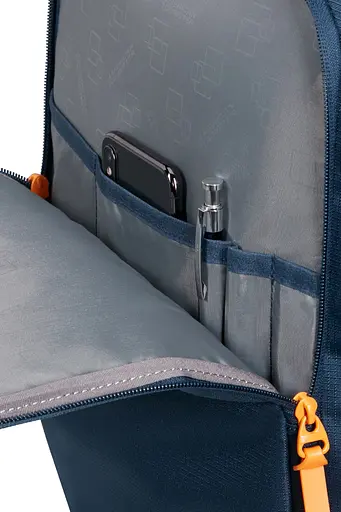 Рюкзак Для Путешествий M 15.6" American Tourister TAKE2CABIN NAVY/RADIANT ORANGE 45x36x20 91G*41005 - фото 14