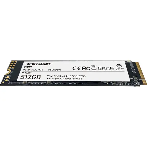 SSD накопитель Patriot P300 512GB (P300P512GM28) [130897] - фото 4