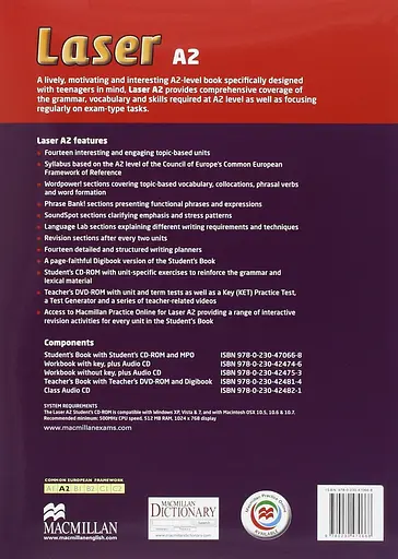 Laser. Student's Book A2 + CD Rom + Macmillan Practice Online - фото 2