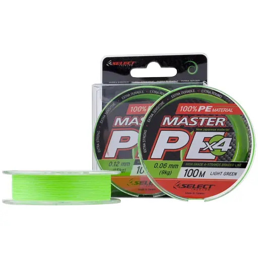 Шнур Select Master PE 100 м (салат.) 0.24 мм 29 кг