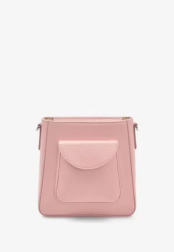 Жіноча шкіряна сумка Stella рожева - фото 3