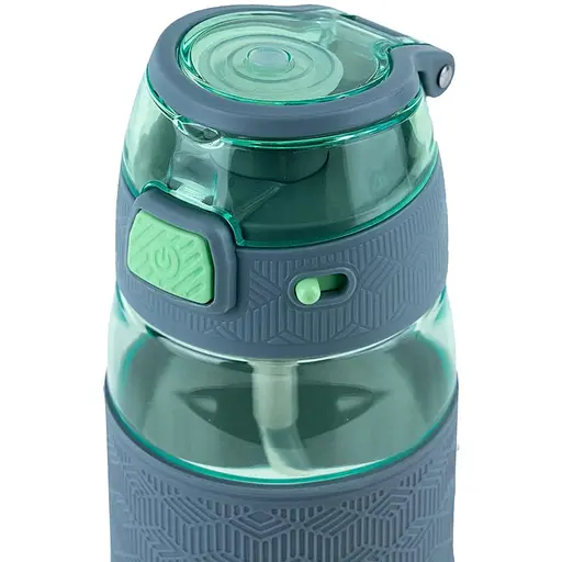 Бутылочка для воды Kite 600 мл зеленовато-серая (K24-1201-2) - фото 5