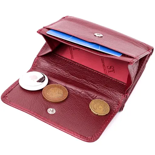 Кожаный женский кошелек ST Leather 11х8.7х2 см acs0028388 - фото 5