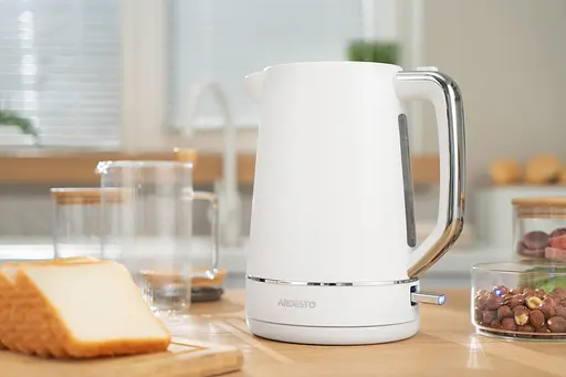 Ardesto Электрочайник 1.7л, Otter, пластик, белый матовый - фото 6