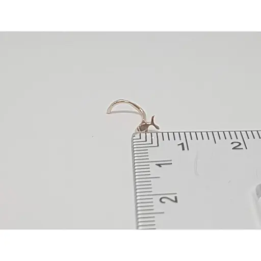 Золотая серьга-пирсинг в нос Dear. 1013 - фото 5