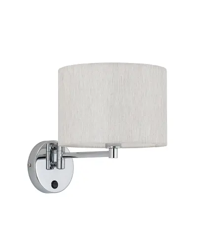 Бра, настінний світильник Nowodvorski 11781 Hotel Mood E14 1x10W IP20 світло-бежевий - фото 1