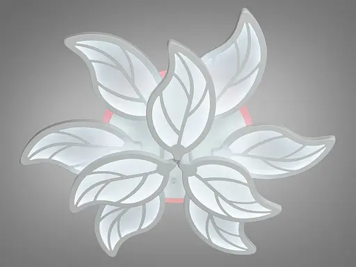 LED люстра на пульті з диммером, 3-х кольоровим підсвічуванням - фото 2