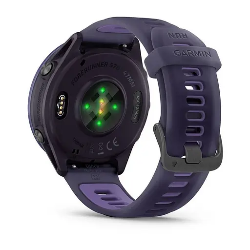 Смарт-часы Garmin Forerunner 570 (47 мм) алюминиевый безель индиго с ремешком цвета пурпурный королевский/индиго - фото 3