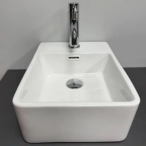 Умивальник VBI Gela white накладний підвісний VBI-015624, Білий - фото 3