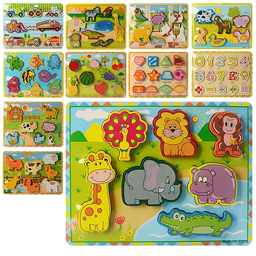 Іграшка дерев'яна Пазли MD0933 (В асортименті) - фото 2