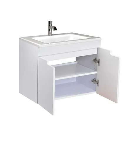 Тумба Мойдодир Смарт 70 з умивальником Amalfi 70 Білий - фото 4