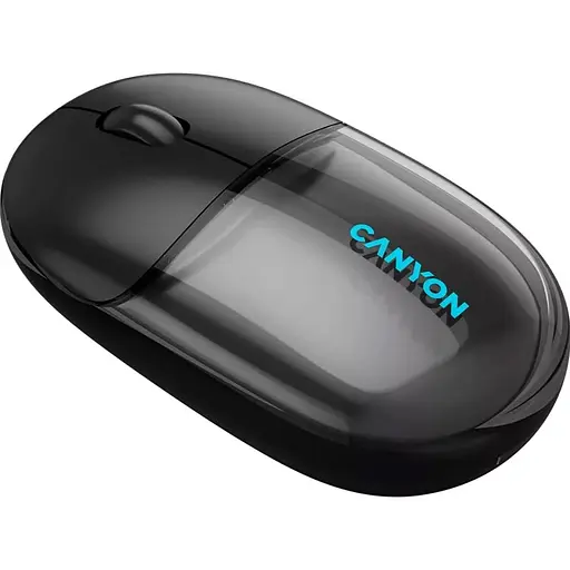Миша Canyon OnClick 24 BT/ Wireless Transparent/Black (CNS-CMSW24B) - фото 4