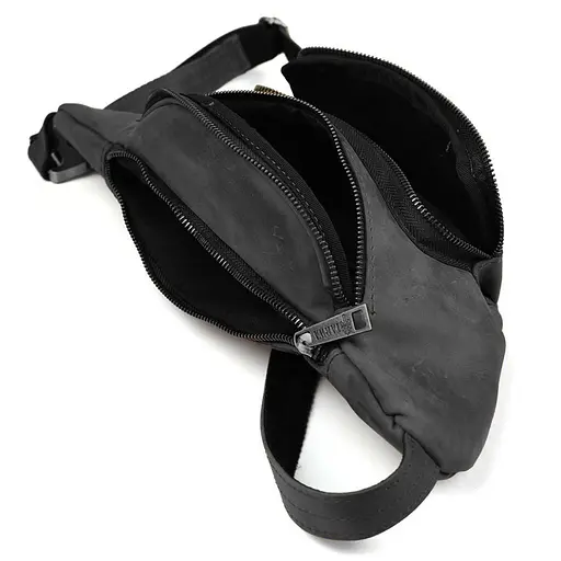 Шкіряна бананка Tarwa 14х36х8 см sum0025662 - фото 4