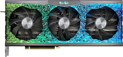 Відеокарта Palit RTX 3080 10Gb GameRock OC (NED3080H19IA-1020G) (GDDR6X, 320 bit, PCI-E v4.0 x16) Б/в - фото 1