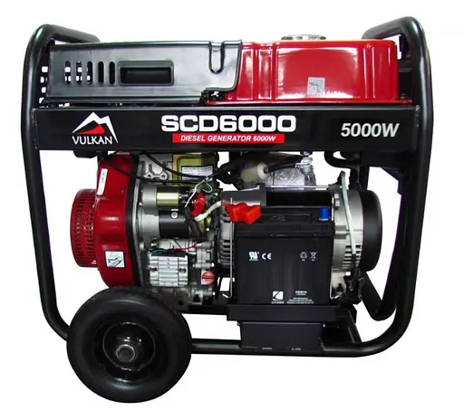 Генератор дизельний Vulkan 4.5 кВт SCD6000 - фото 1