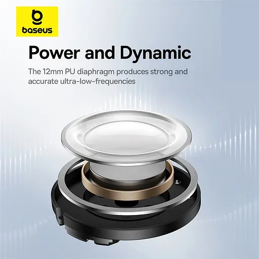 Бездротові навушники Baseus Bowie E20 True Wireless Earphones Cluster Black - фото 14