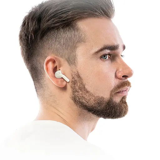 Навушники бездротові Hoco TWS EW54 вакуумні білий - фото 3