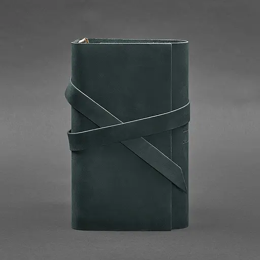 Шкіряний блокнот (Софт-бук) 1.0 зелений - фото 5