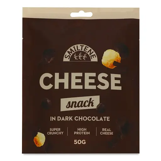 Снеки Smiltene сирні у молочному шоколаді 50 г - фото 1