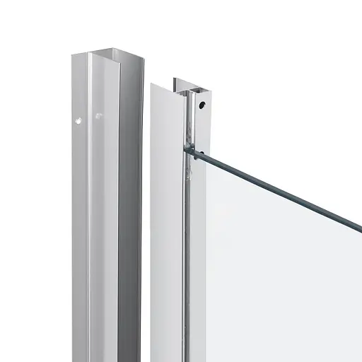 Душова кабіна Qtap Taurus CRM1011SC6 100x100 см, скло Clear 6 мм, покриття CalcLess без піддона, Універсальна, хром, без поддона - фото 3