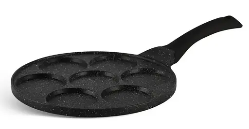 Сковорода порционная для оладий блинчиков Edenberg EB-7512 с мраморным покрытием 7 секций по 8см. - фото 5