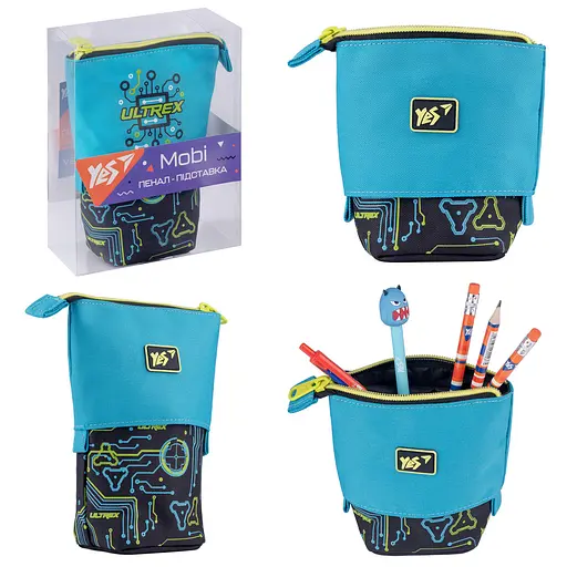 Школьный пенал-подставка Moby MIX Yes PH-M2 ассортимент 16шт. - фото 4