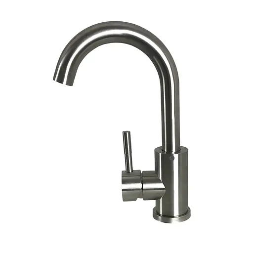 Змішувач для умивальника MixMira MSF-101S Нержавіюча сталь - фото 1