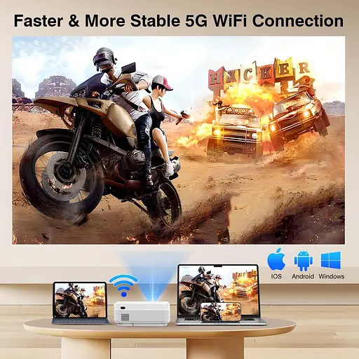 Проєктор Yezmek V7 Full HD Wi-Fi Bluetooth - фото 3