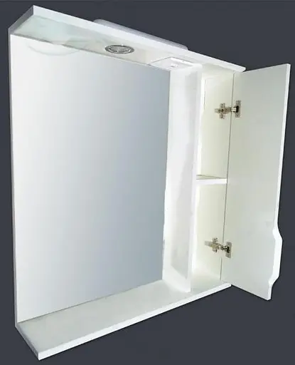 Зеркало для ванной ПИК Альба Z-1 правое со шкафчиком 55 см 30412 - фото 4