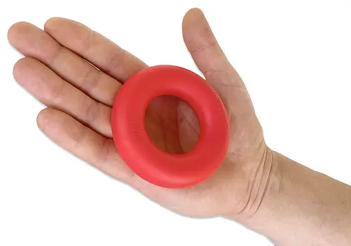 Еспандер кістьовий кільце EasyFit Ring тренажер для рук 27 кг Червоний (EF-1904-60) - фото 2