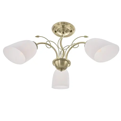 Люстра стельова Brille в спальню E27 60W BZ (LK-573C/3) - фото 4