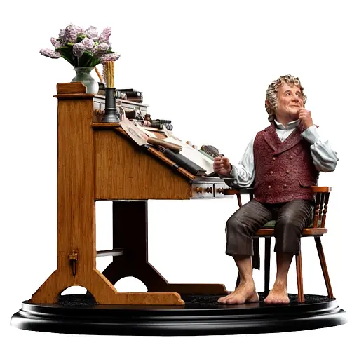 Статуэтка Lord of Rings Bilbo Baggins At His Desk Statue 1/6 scale - фото 4