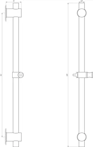 Душова стійка Globus Lux SUS-1107 Нікель - фото 4