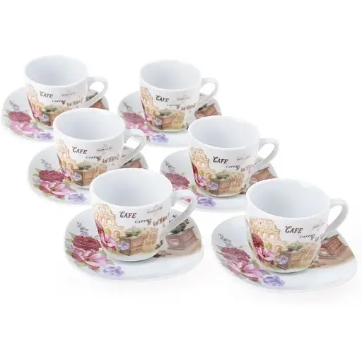 Кавовий сервіз з блюдцями 6/12 NP89SETCOF/90