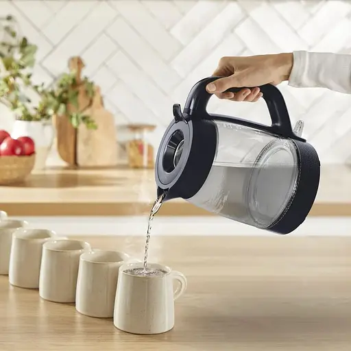 Электрочайник Tefal Morning Glass Kettle черный 1.7л (KO2G08E0) - фото 8