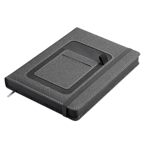 Щоденник недатований Buromax Combi A5 штучна шкіра/поролон 336 сторінок сірий (BM.20500-09) - фото 5